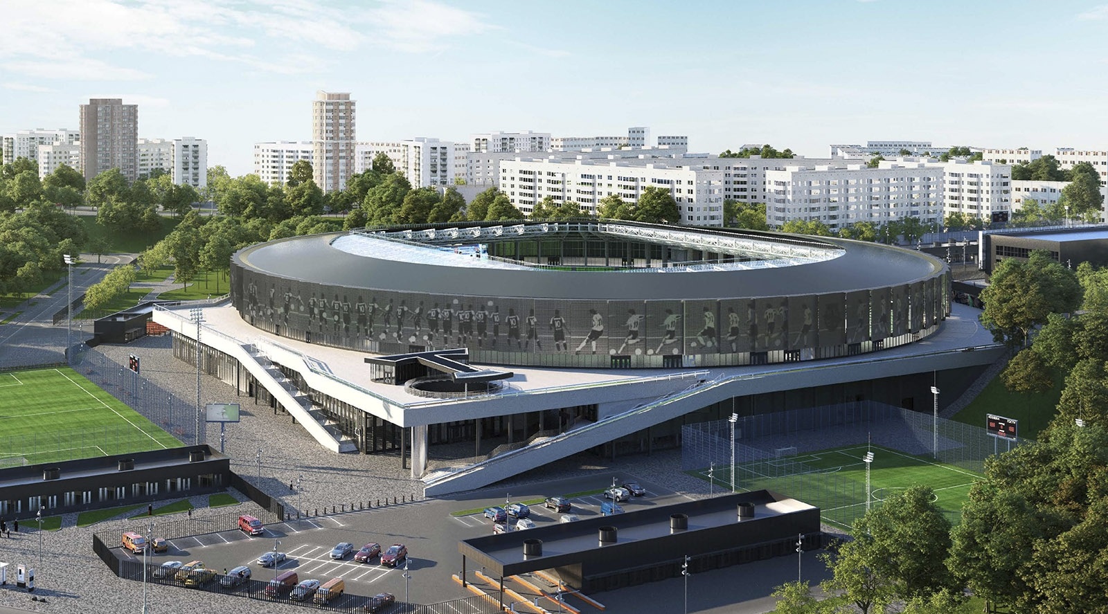 Проект будущего стадиона «Торпедо» в Москве
