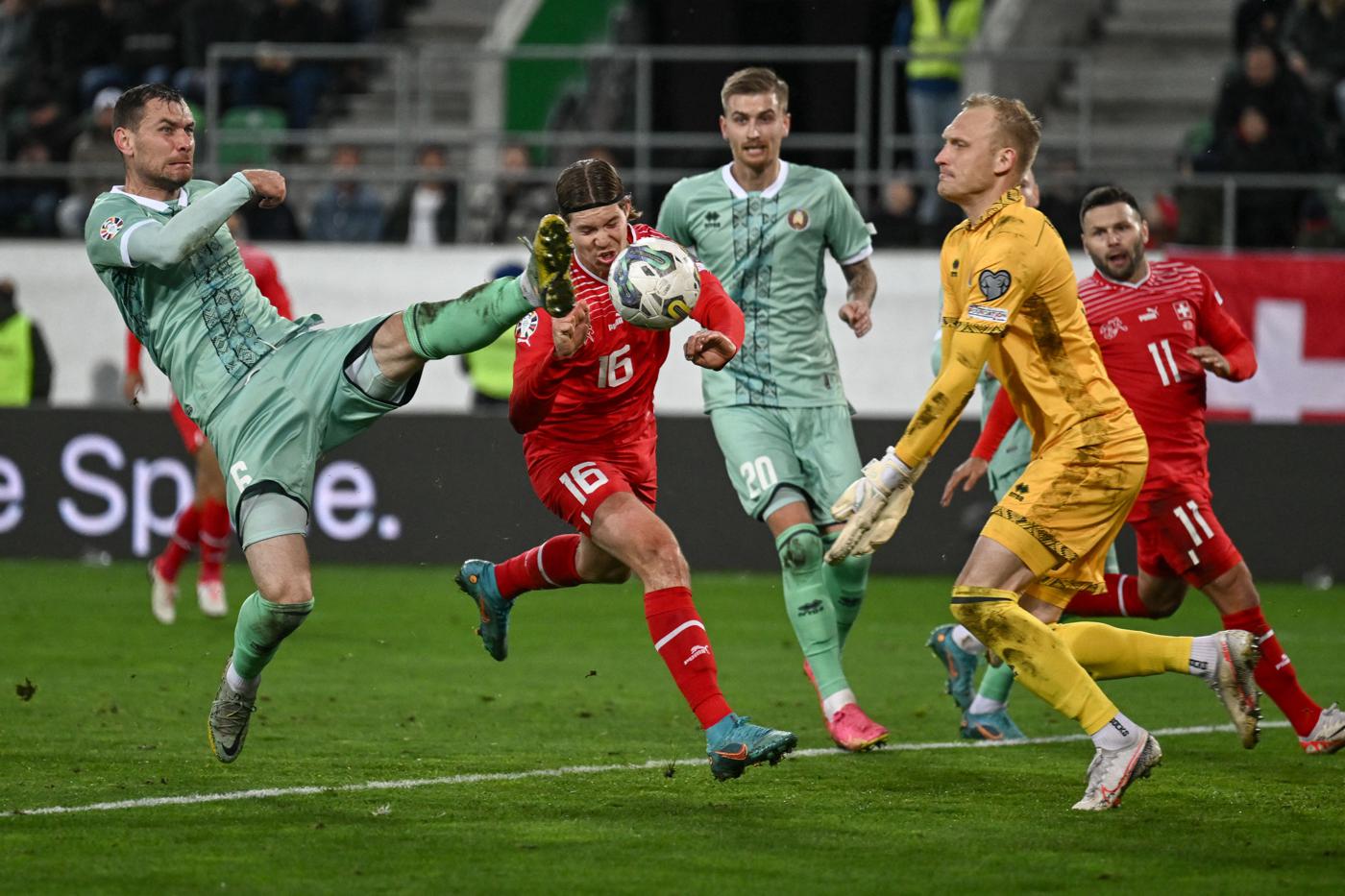 Швейцария - Беларусь - 3:3